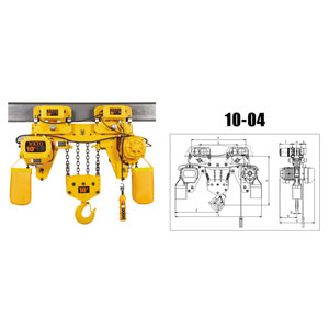 超低吊型环链电动葫芦10T
